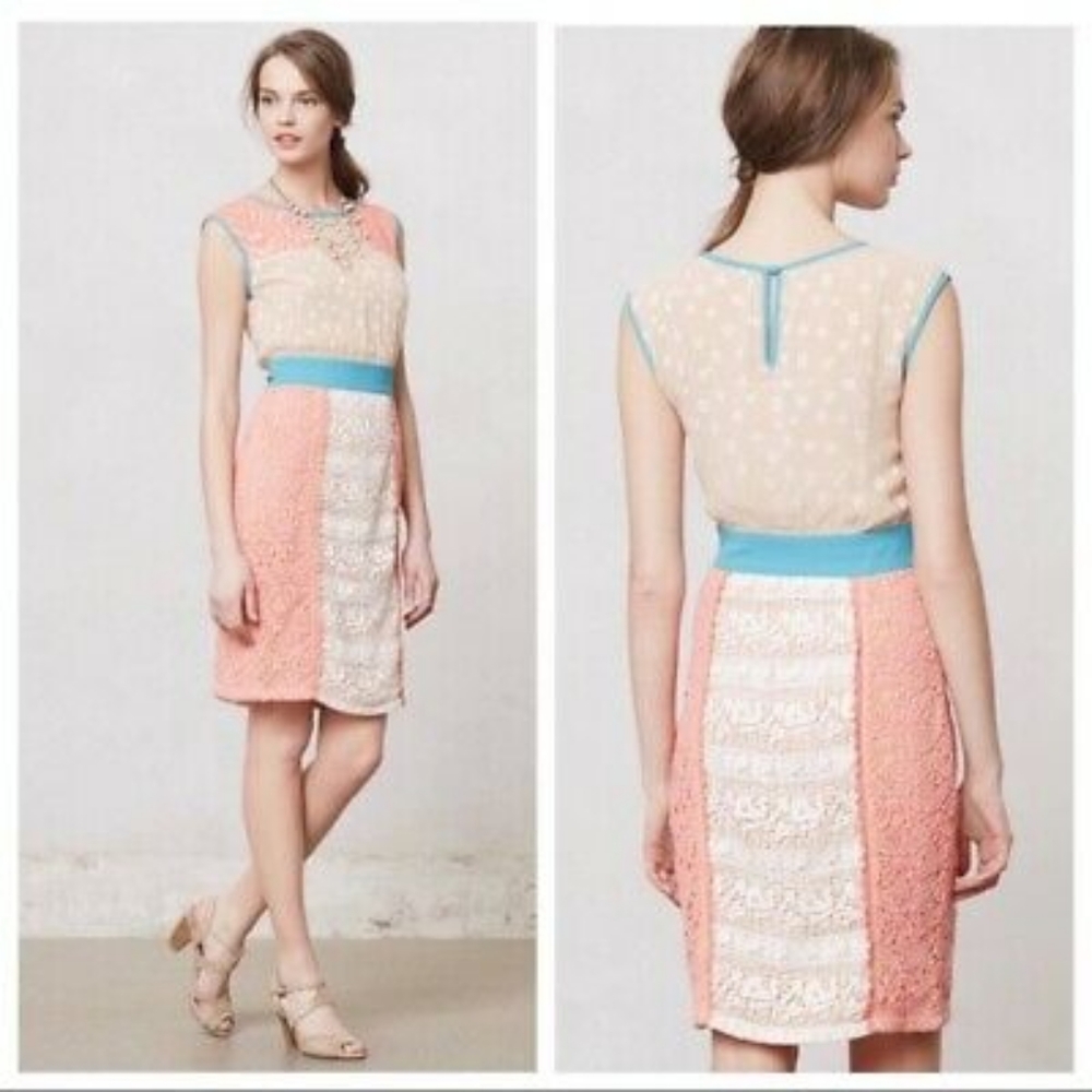 🌸 2 for $30!💲HOST PICK 🥳ANTHROPOLOGIE- LACE PENCIL DRESS